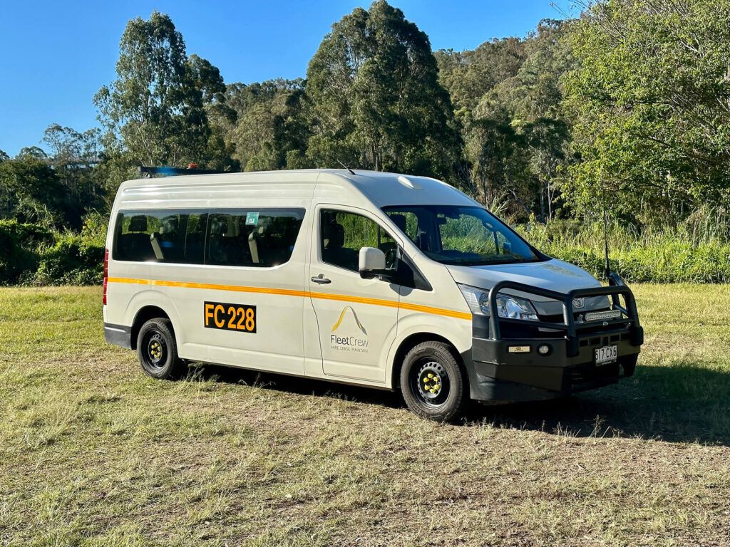 Toyota Hiace Commuter 12 Seater Bus - 2WD Mine Spec Hire Vehicles